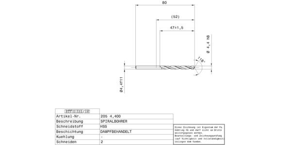 Guhring Jobber drill HSS - Image 2