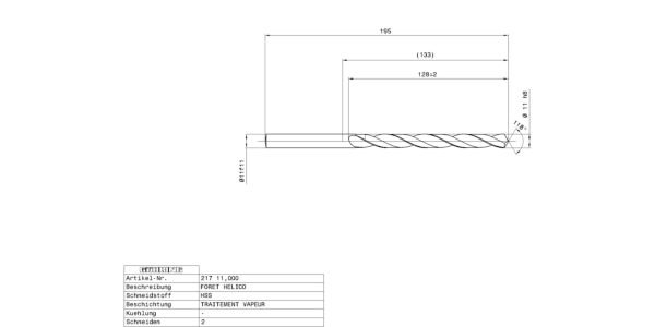 Guhring Long Series Twist drills HSS - Image 2
