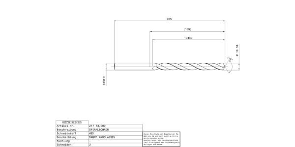 Guhring Long Series Twist drills HSS - Image 2