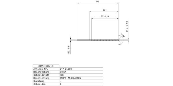Guhring Long Series Twist drills HSS - Image 2