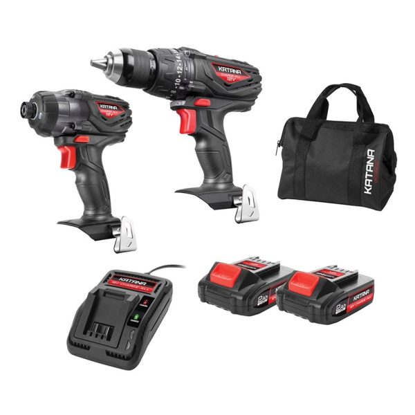 KATANA 220500 2PCE DRILL&IMPACT DRIVER COMBO