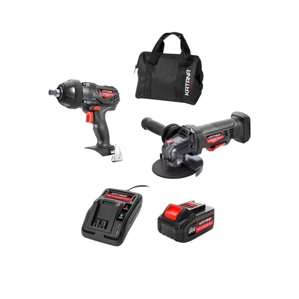 KATANA 220504 2PC WRENCH & GRINDER COMBO