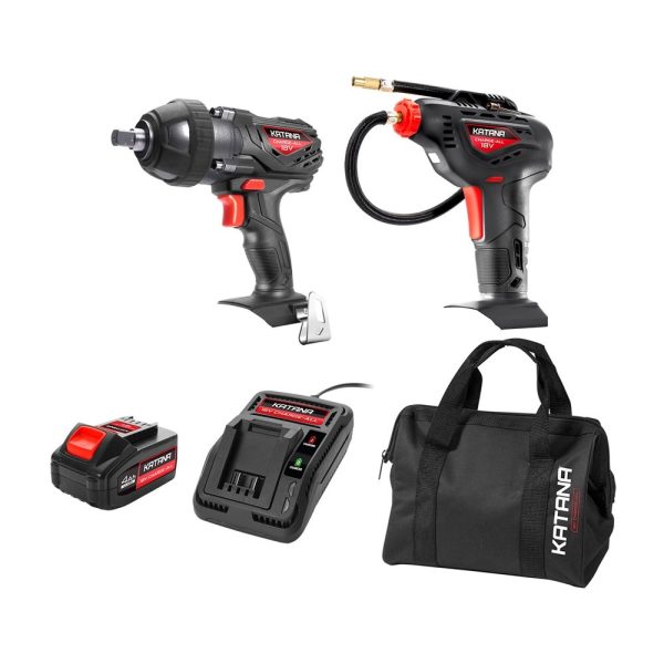 KATANA 220505 2PC WRENCH & INFLATOR COMBO