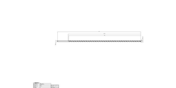 Guhring Extra length twist drills HSS 750mm OAL - Image 2