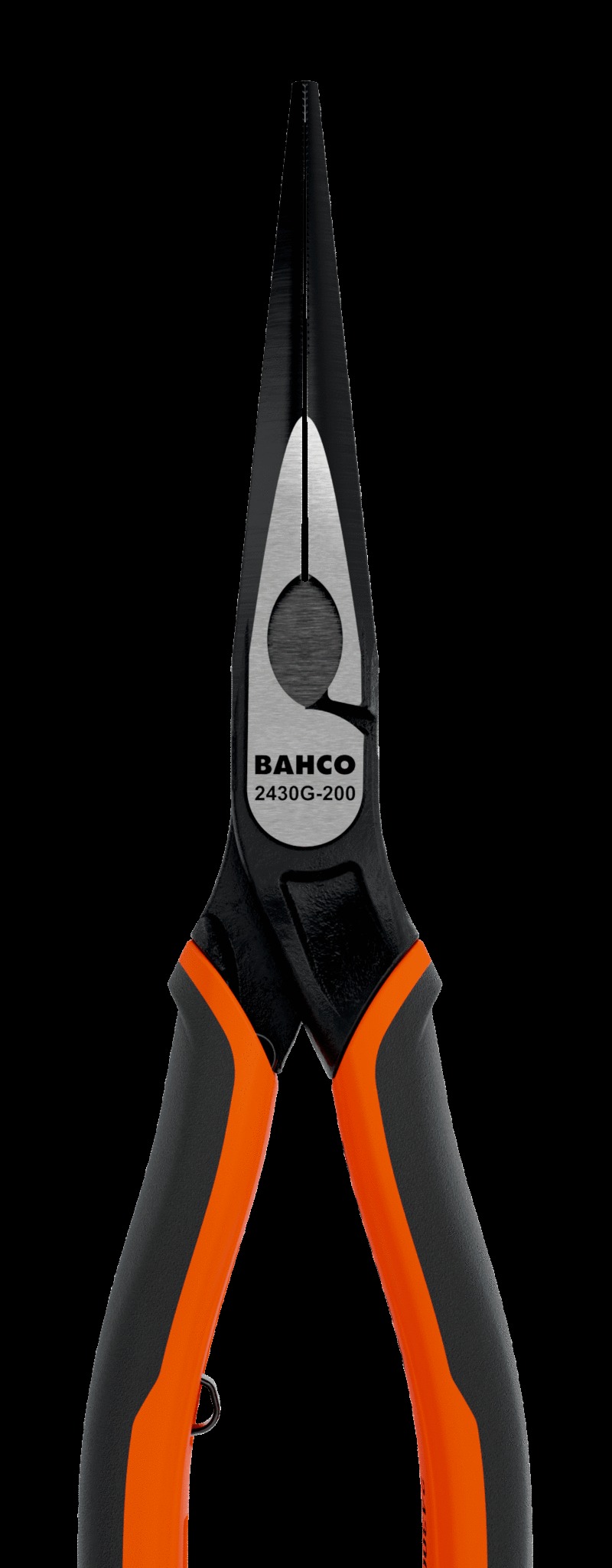 Bahco Pliers, snipe nose radio, straight tips, 160mm - Image 2