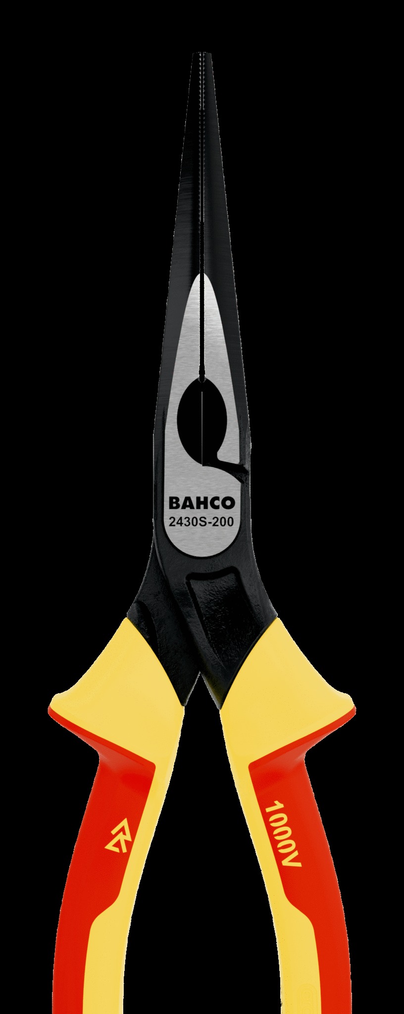 Bahco Pliers, snipe nose radio, straight tips, 200mm, insulated to 1000V - Image 5