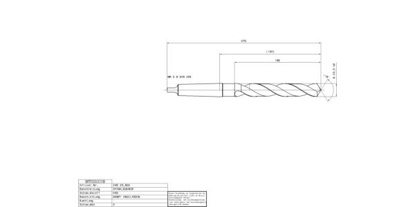 Guhring Twist drills - Taper shank HSS - Image 2