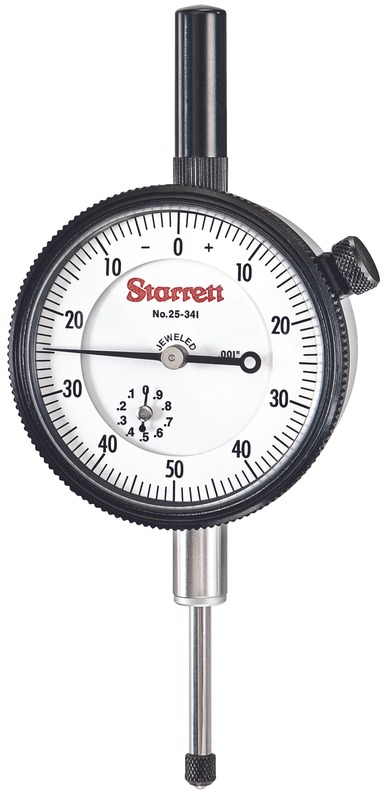 Starrett INDICATOR- DIAL 25-341J WCSC Dial Indicator