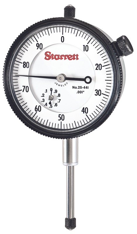 Starrett DIAL INDICATOR- 0-1 25-441J-8 Dial Indicator