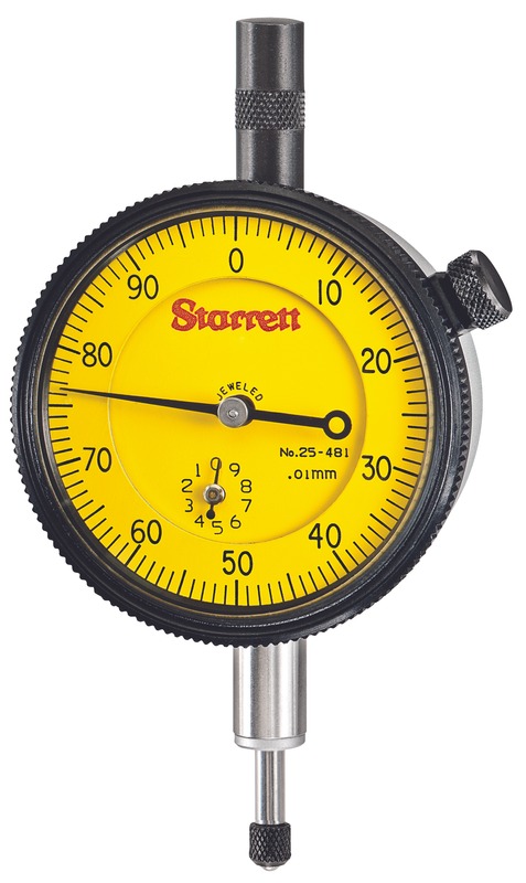 Starrett INDICATOR- DIAL 25-481J WCSC Dial Indicator
