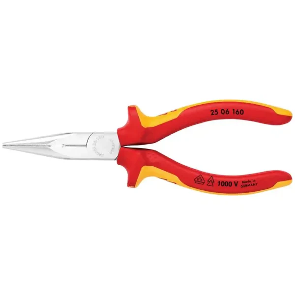 KNIPEX 1000V SNIPE NOSE PLIERS 160MM - Image 3
