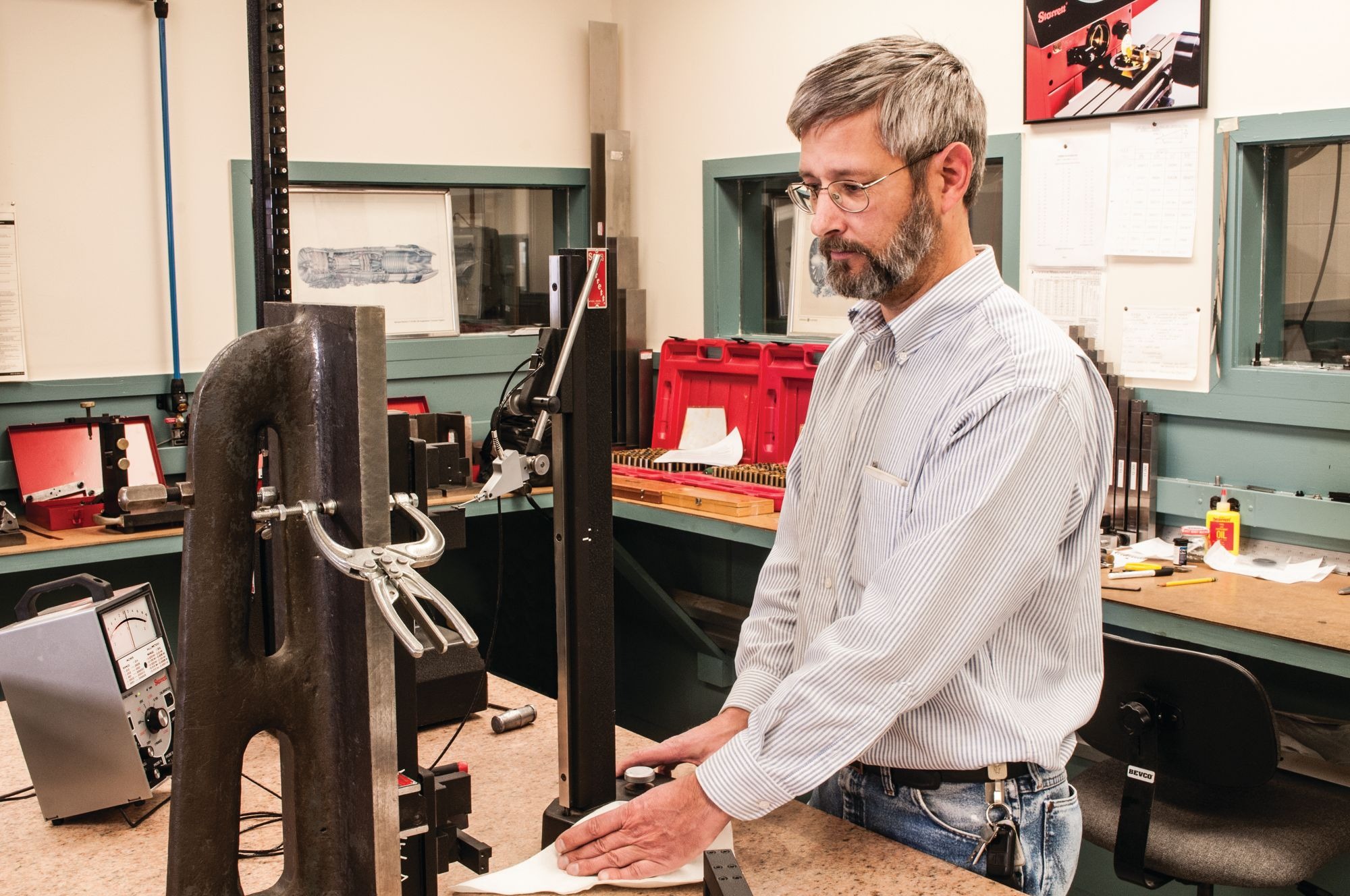 Starrett Height Transfer Gage 0-24in (600mm) Range 252Z-24 Height Transfer Gage - Image 3