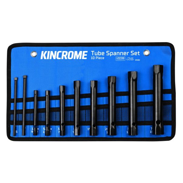 KINCROME 25302 SPANNER SET TUBE AF 10PCE