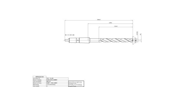 Guhring HSS Taper Shank Thru Coolant Beam Drill Point - Image 2
