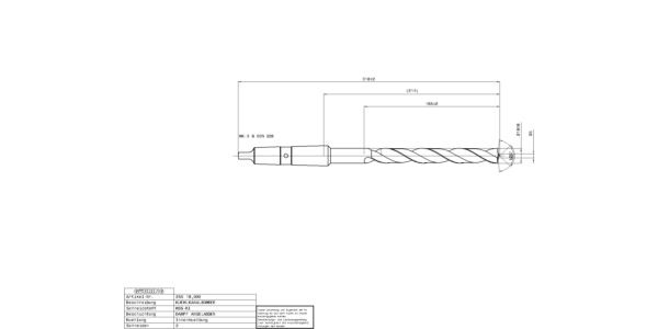 Guhring HSS Taper Shank Thru Coolant Beam Drill Point - Image 2