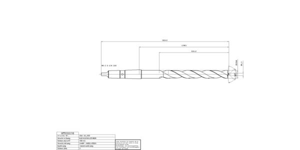Guhring HSS Taper Shank Thru Coolant Beam Drill Point - Image 2