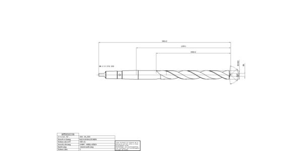 Guhring HSS Taper Shank Thru Coolant Beam Drill Point - Image 2