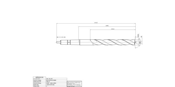 Guhring HSS Taper Shank Thru Coolant Beam Drill Point - Image 2