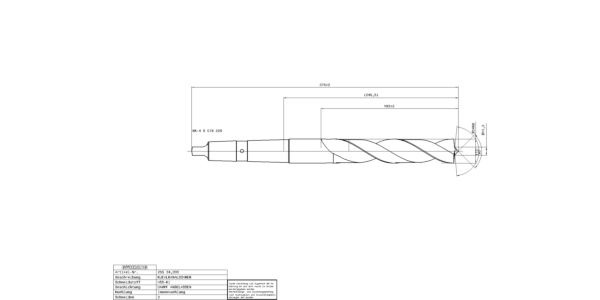 Guhring HSS Taper Shank Thru Coolant Beam Drill Point - Image 2
