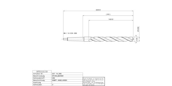 Guhring Long series twist drills - Taper shank HSS - Image 2