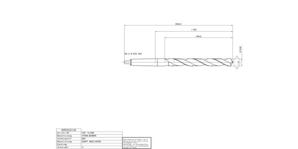 Guhring Long series twist drills - Taper shank HSS - Image 2