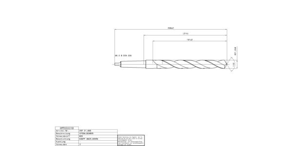 Guhring Long series twist drills - Taper shank HSS - Image 2