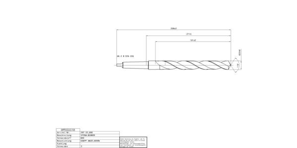 Guhring Long series twist drills - Taper shank HSS - Image 2