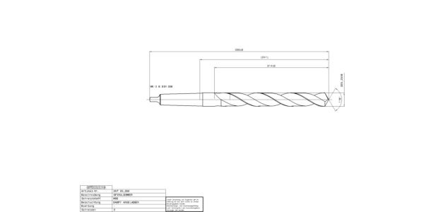Guhring Long series twist drills - Taper shank HSS - Image 2