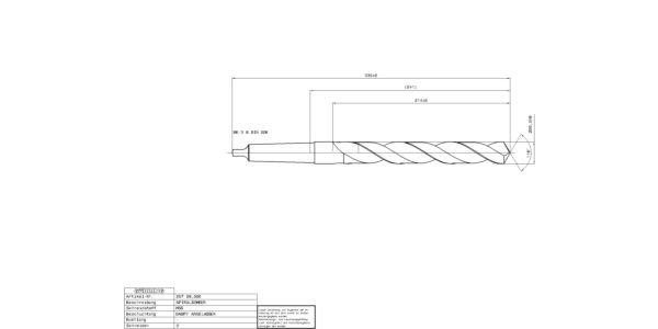 Guhring Long series twist drills - Taper shank HSS - Image 2