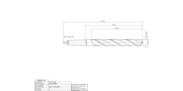 Guhring Long series twist drills - Taper shank HSS - Image 2