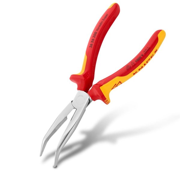 KNIPEX 1000V SNIPE NOSE BENT 200MM - Image 2