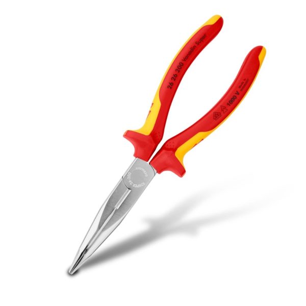 KNIPEX 1000V SNIPE NOSE BENT 200MM - Image 3