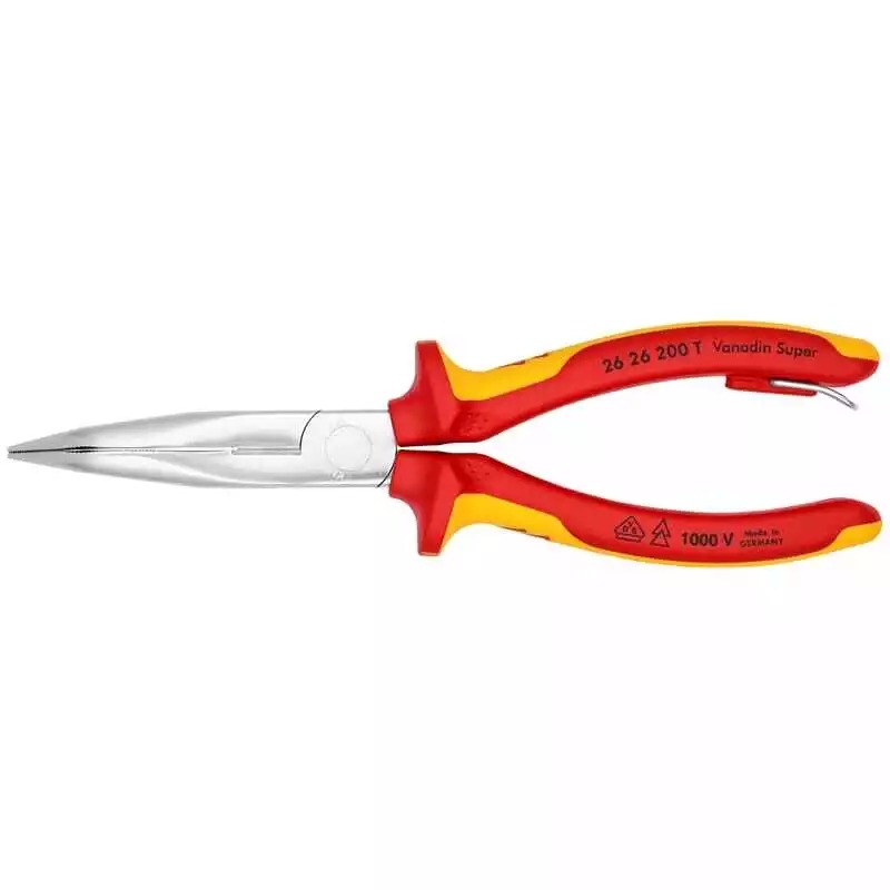 KNIPEX TETHERED LONG NOSE PL 1000V 200MM - Image 3