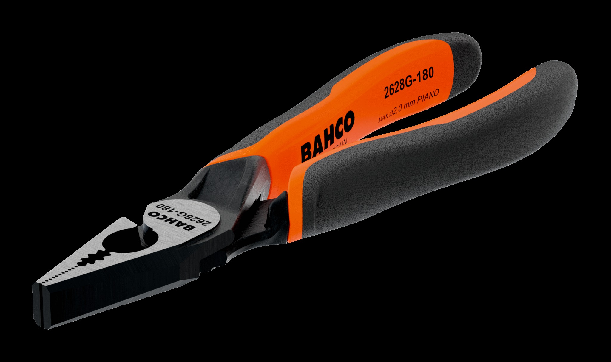 Bahco Pliers, ergo, combination, 200mm, max cutting cap 2.50mm