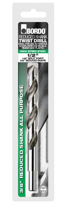 Bordo 25/64" 3/8" Reduced Shank Drill