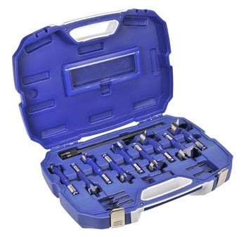 Bordo 25-57mm 9 Pce Self Feeding Wood Bit Set