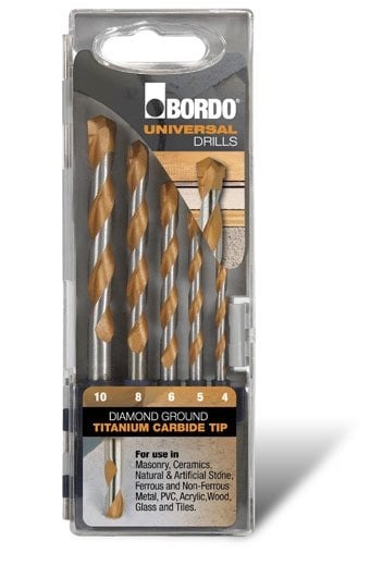Bordo 4-10mm 5 Pce Universal Drill Set