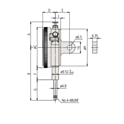 Mitutoyo DIAL INDICATOR 2802S-10 - Image 3