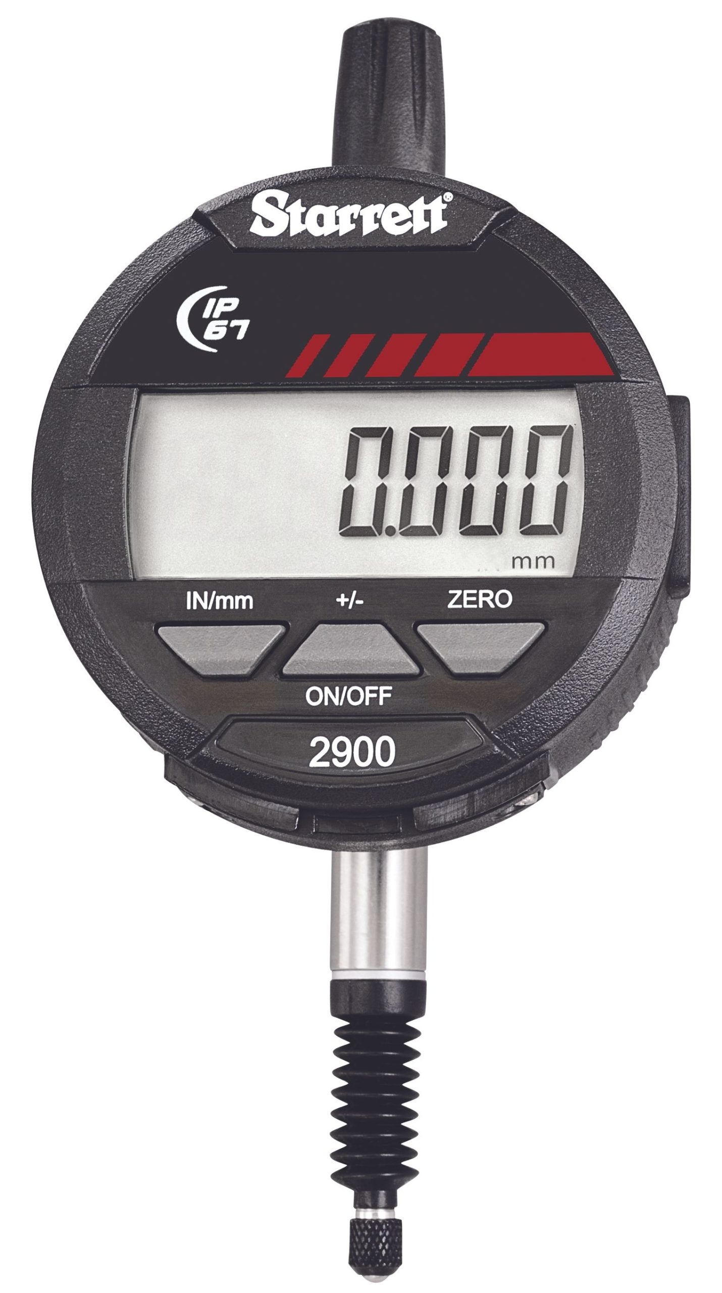 Starrett Elec. Dig. Indicator W/output .00005in (0.001mm) 12.5mm Range 1100ZZ-36 Master Wood Case - Image 2