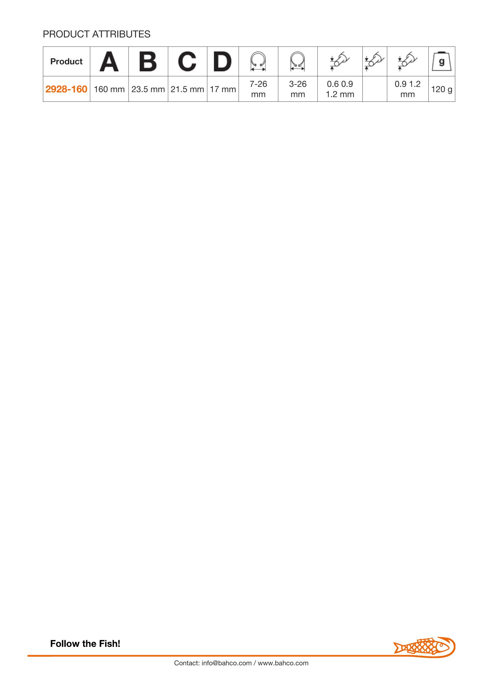 Bahco Circlip pliers, internal and external, 160mm