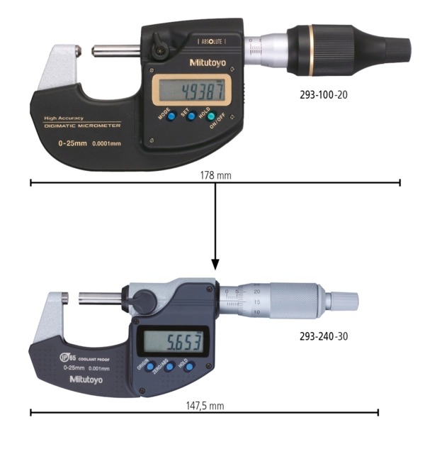 Mitutoyo HIGH ACCURACY DIGI MIC. 293-100-20 - Image 3