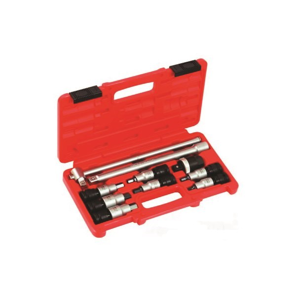 TOLEDO BIT SOCKET SET SAE 10PC