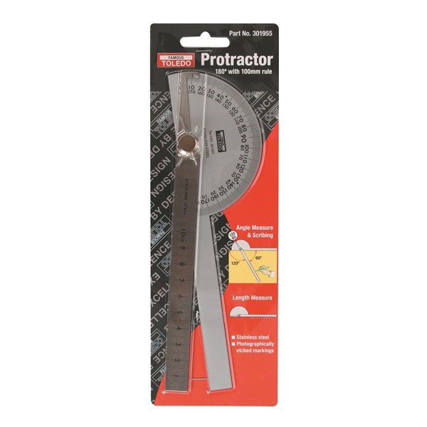 TOLEDO PROTRACTOR 180 DEGREES - Image 2
