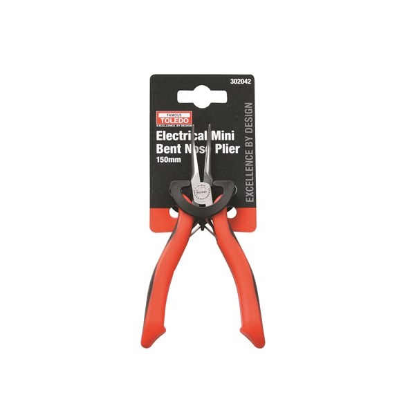 TOLEDO MINI BENT NOSE PLIER 150MM - Image 3