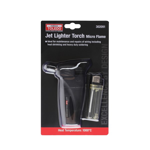 TOLEDO JET LIGHTER TORCH MICRO FLAME - Image 5
