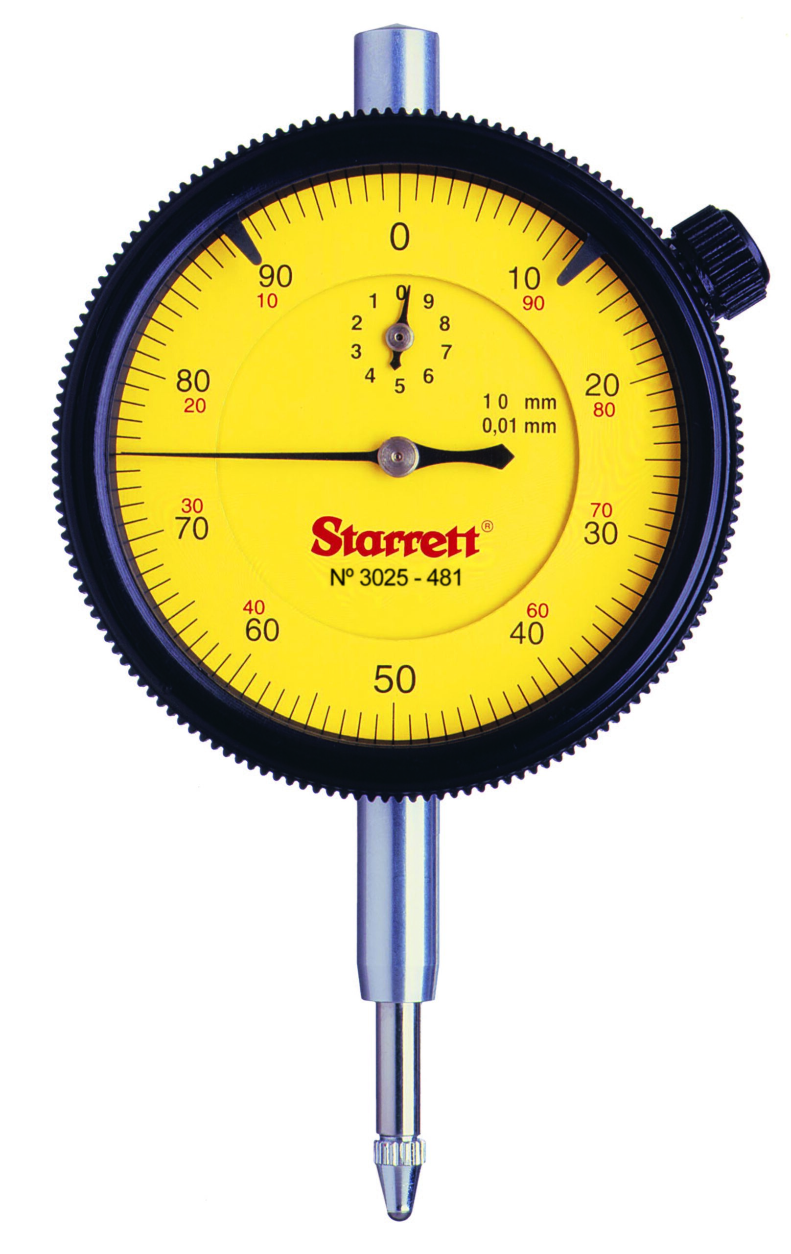 Starrett - Dial Ind. 10mm Range 0.01mm Grad. 57mm Face. 0-100 - Image 3