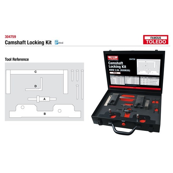 TOLEDO CAMSHAFT LOCKING KIT