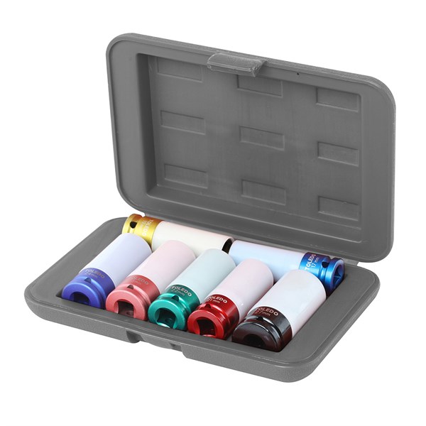 TOLEDO WHEEL NUT SOCKET SET/ METRIC