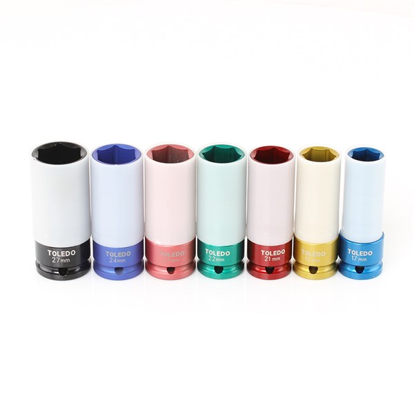 TOLEDO WHEEL NUT SOCKET SET/ METRIC - Image 2