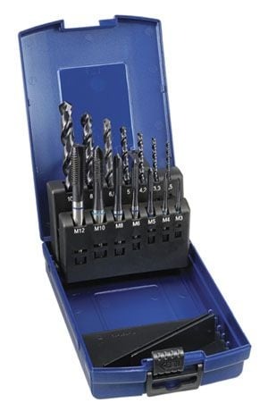 Bordo 3-12mm 14 Pce MC Blue Band Intermediate Tap & Drill Set
